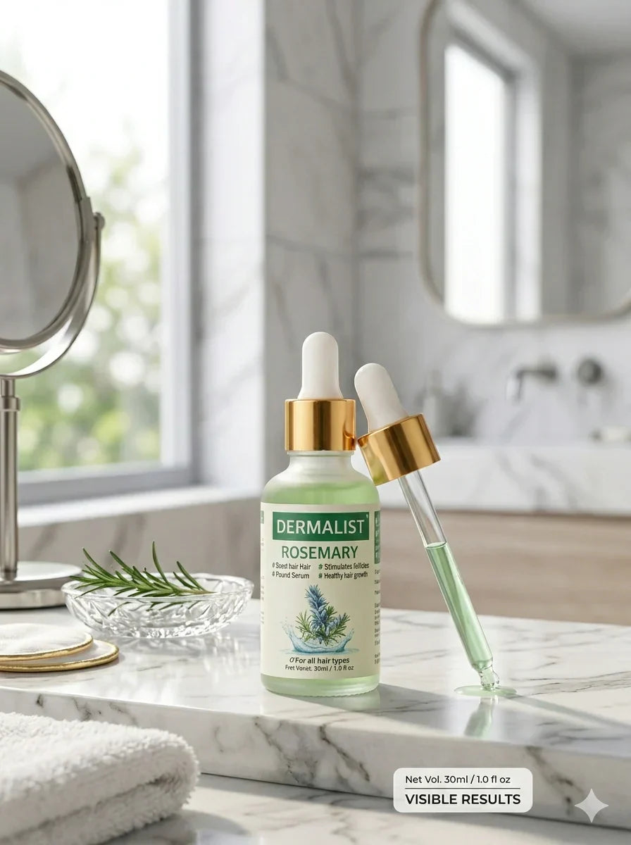 Dermalist Rosemary Hair Growth Non-Greasy Scalp Serum for Men & Women – 30 ml
