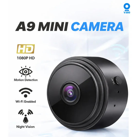 A9 Mini Wi-Fi Camera 1080p HD Night Vision Magnetic Wireless IP Hidden Cam