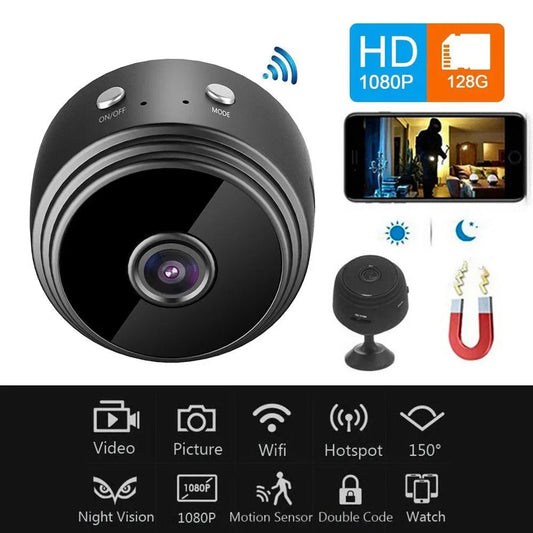 A9 Mini Wi-Fi Camera 1080p HD Night Vision Magnetic Wireless IP Hidden Cam