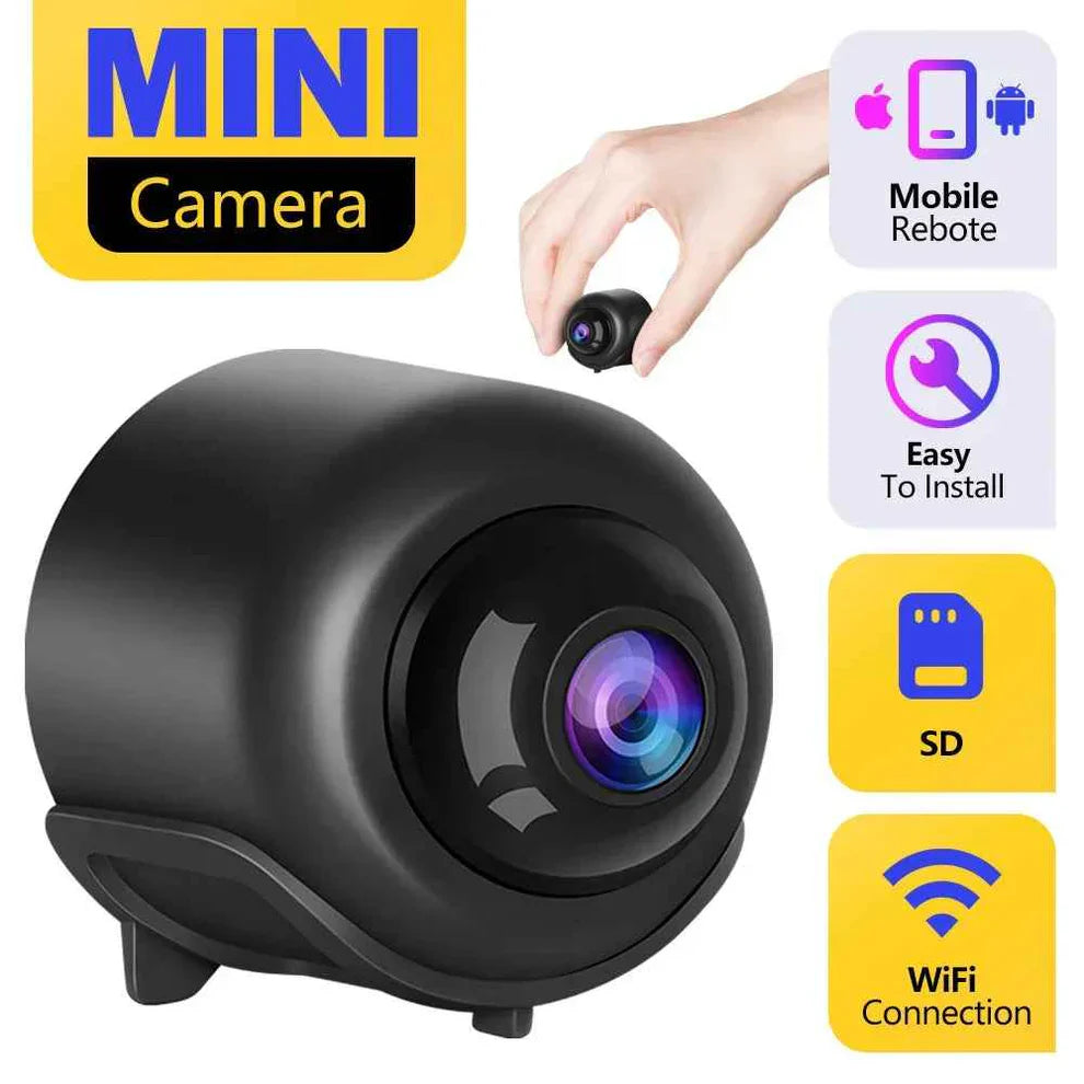 X5 Mini Camera 1080P HD | Wireless Surveillance Camera | Night Vision | Portable Security Cam