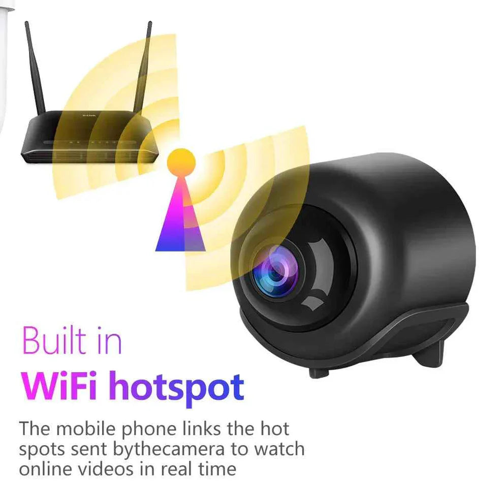 X5 Mini Camera 1080P HD | Wireless Surveillance Camera | Night Vision | Portable Security Cam