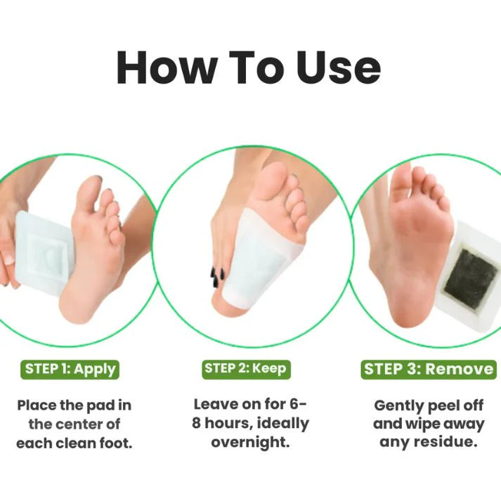 Foot Pads – 10 Pairs Premium Natural Patches