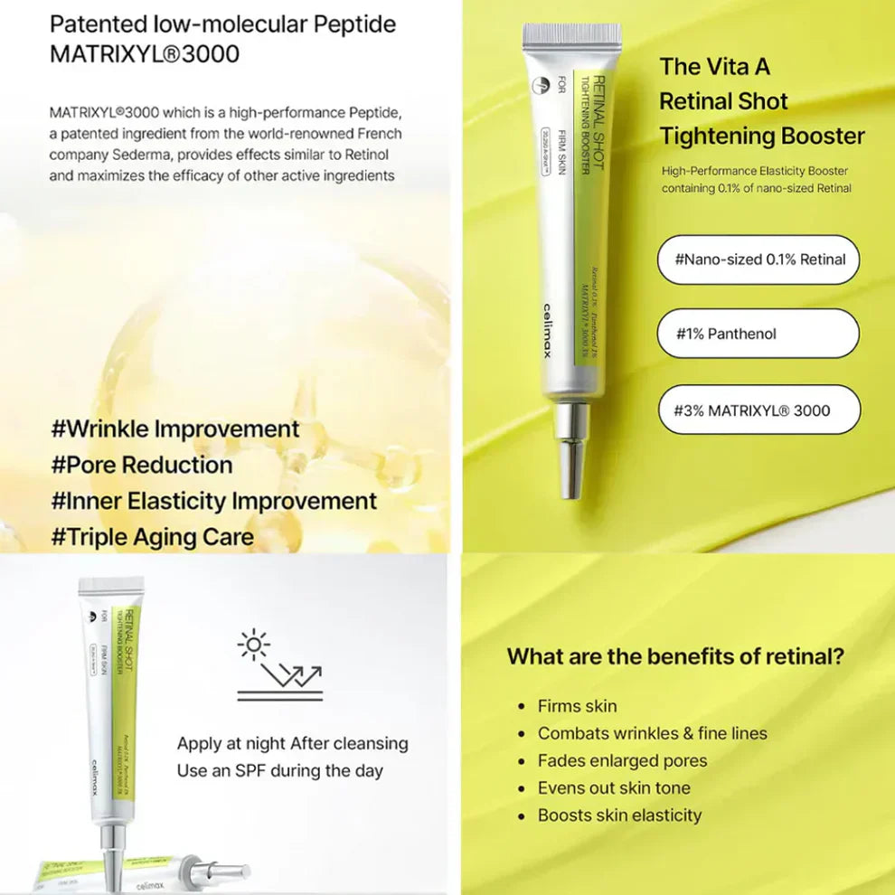 Celimax Retinal Skin Tightening Booster Cream ( BUY 1 GET 1 FREE )