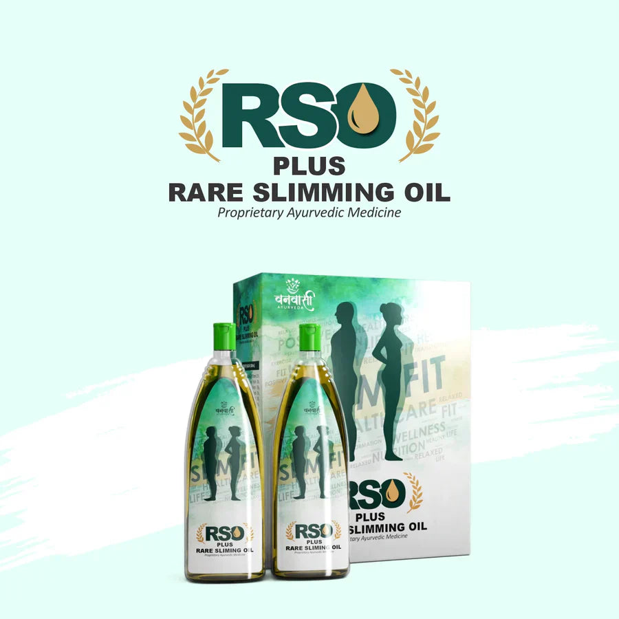 RSO Plus- Rare Slimming Oil Combo- Ayurvedic Slimming Oil- Massage Oil To Burn Excess Fat
